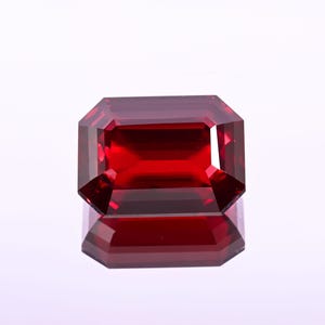 AAA Flawless Blood Red Mozambique Ruby Loose Octagon Gemstone, 35.45 Carat Fine Quality Ruby making ring