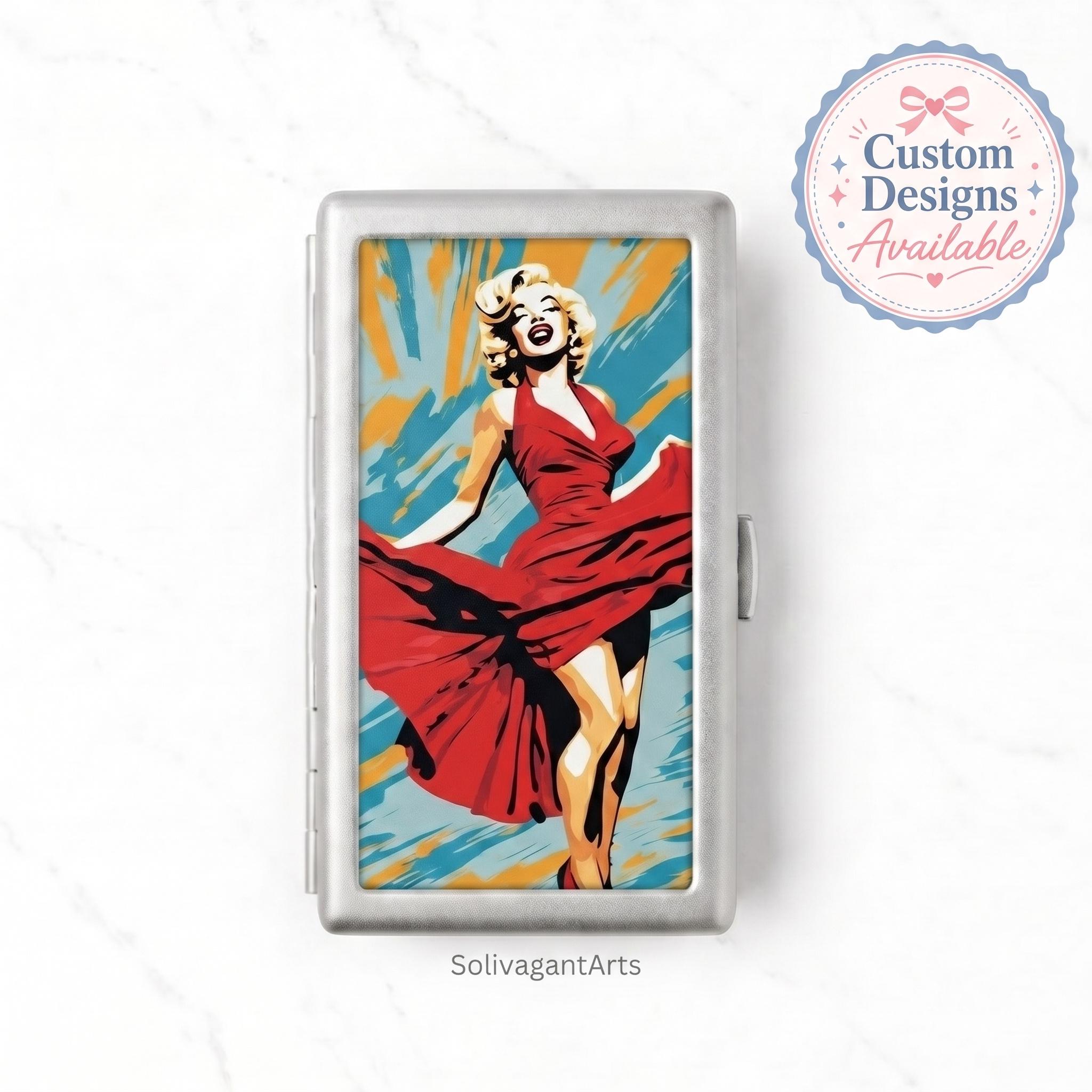 marilyn monroe cigarette case Pop Art Censored Epoxy Stainless Steel Wallet Card accessories case All products are licensed and bona Marilyn Monroe Cigarette case |