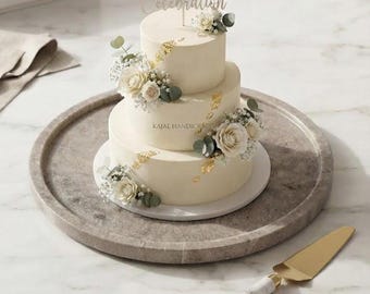 Soporte para pasteles de mármol gris hecho a mano, bandeja de mármol de lujo para pasteles, soporte para postres, tabla de quesos, tabla de embutidos, regalo de boda