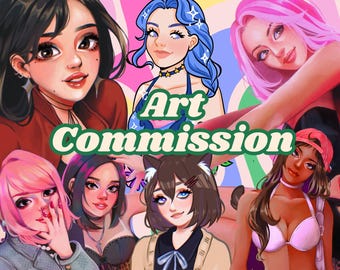 Digital Art Commissions | Detailed Painting & Simple Styles