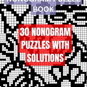 Large Print Nonogram Puzzle Book: 30 Medium Grids