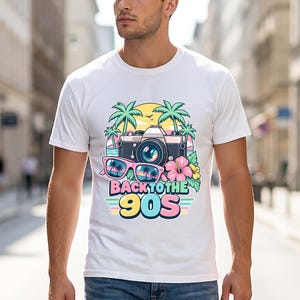 Back to the 90s Retro Camera T-Shirt, Sweatshirt, or Hoodie