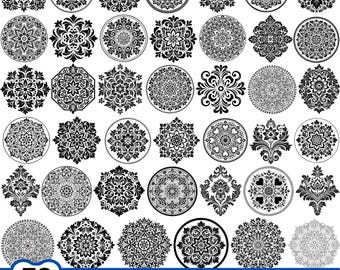 Filigree Scroll SVG Bundle, Vintage Flourish Ornaments, Laser Cut SVG, Decorative Borders, Filigree Scroll SVG, Flourish Svg, Cut For Cricut