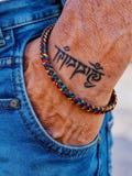 Handwoven Tibetan Bracelet Dragon-Pattern Design Bracelet Men's Spiritual Healing and Fortune Jewelry product logo