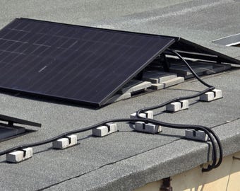 Balcony Power Plant M25 Pipe Clamp 3MF Download | 3D Print File for Installation Pipe, Flat Roof, PV & Solar System