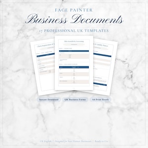 Face Painter Forms UK — 17 Parental Consent, Patch Test & Event Templates | LaunchKit