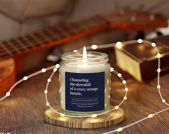 Widerstandskerze, Libelle Dekor, Anti-Trumpf-Kerze Geschenk - Kanalisierung des Untergangs, Licht, wenn er tot ist, politische Kerze, Democracy Candle