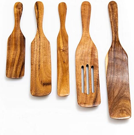 ACACIA WOOD SPURTLES Etsy