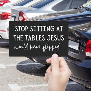Stop Sitting at the Tables Jesus Would Have Flipped Anti-Christian Nationalism Stop Christian Nationalism