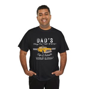 Dad Taxi Shirt, Humorous Dad's Driving Tee with Retro Design