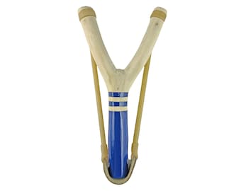 Blue Wooden Slingshot