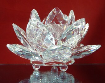 Swarovski Waterlilly Candle Holder Medium