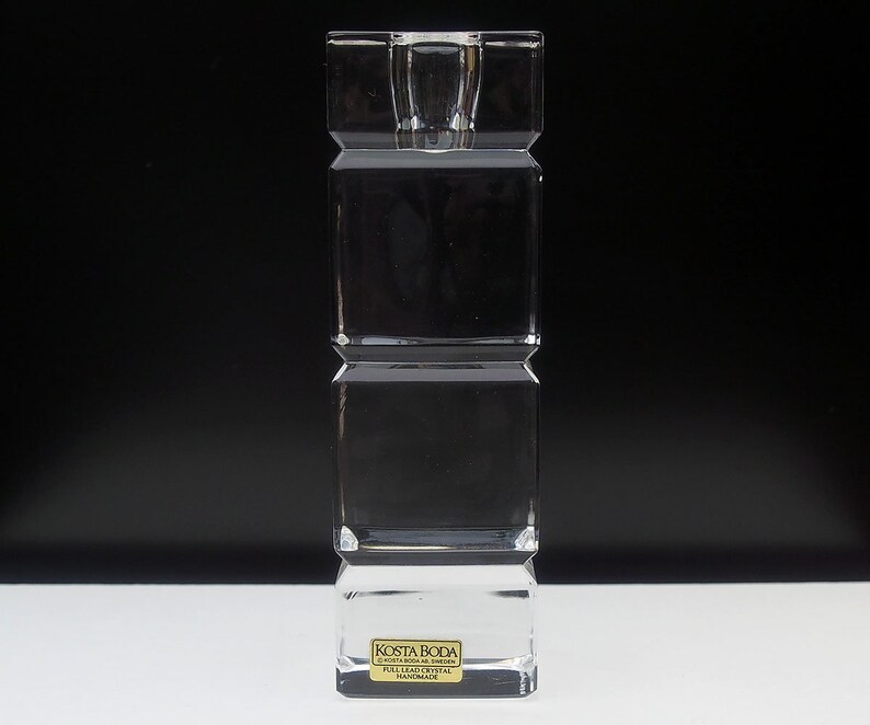 Kosta Boda Crystal Candle Holder Etsy