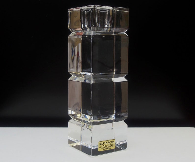 Kosta Boda Crystal Candle Holder Etsy