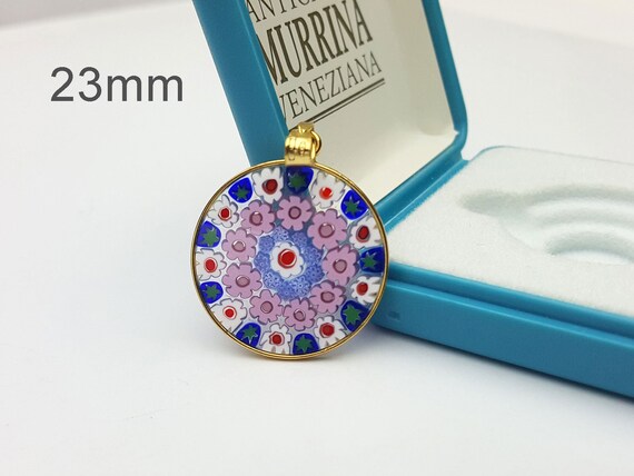 Antica Murrina Veneziana Glass Pendants 26mm 23mm 18mm Etsy