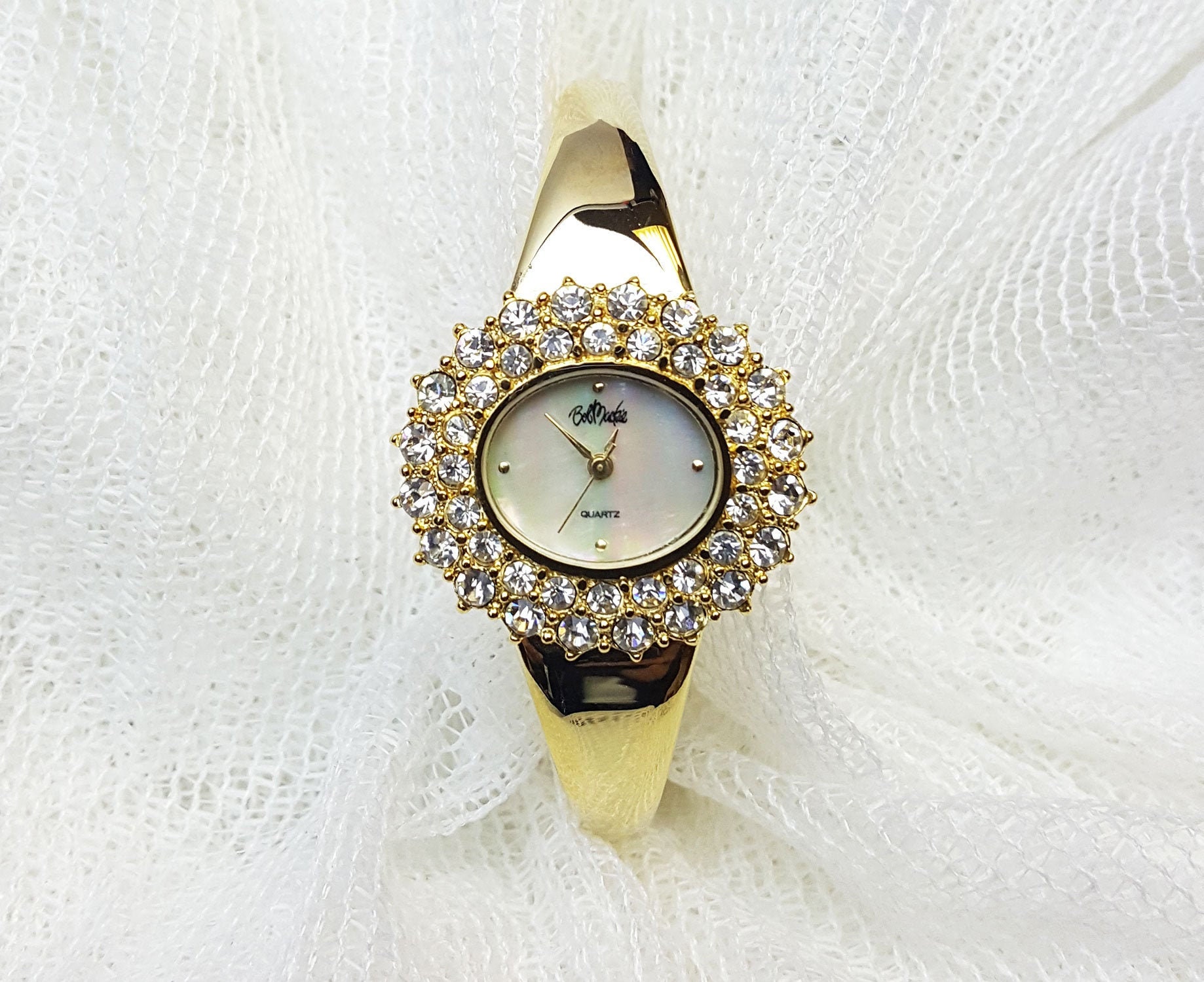 Bob mackie quartz watch top