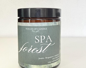 Forest Spa | Handmade scented candle made from soy wax | 150g