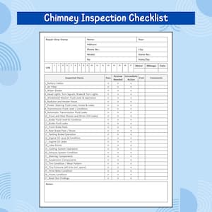 27 Point Vehicle Inspection Form Printable PDF | Auto Visual Inspection Checklist | Repair Shop Condition Report Sheet | Instant Download