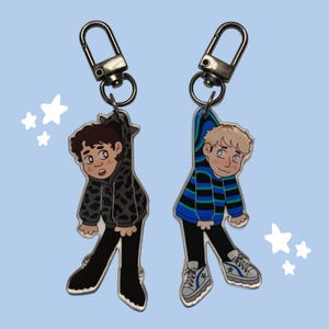 dan and phil dangle keychains