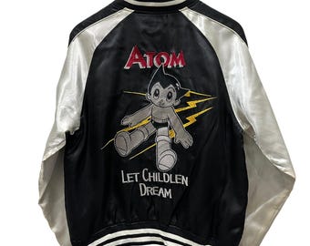 Vintage Might Atom Astro Boy Japanese Sukajan Jacket -Rare