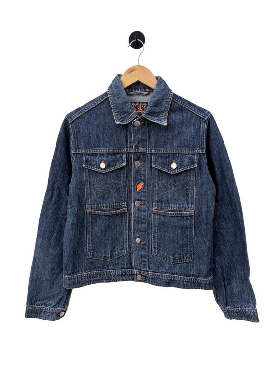 Walter Van Beirendonck, Vintage Grailed W.&.L.T Walter Van Beirendonck 4 Pockets Denim Jacket