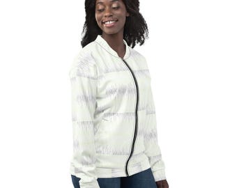 Cyber-Grid : Veste bomber urbaine Lime Pulse Matrix unisexe