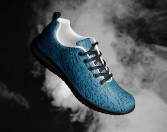 Women's sneakers Royal Script: Elegant calligraphy sneaker print