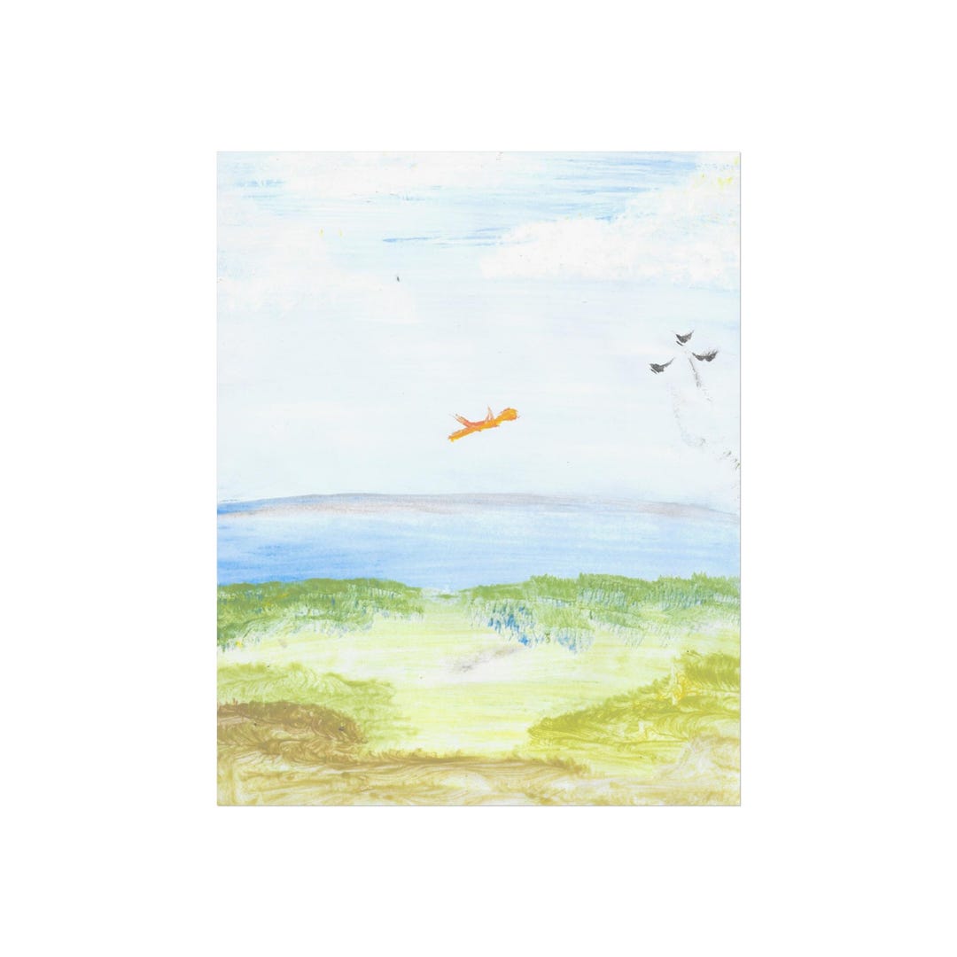 Surreal Falling Man Giclée Print – Abstract Landscape Art - Etsy