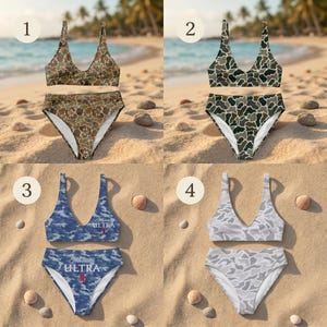 Camo Bikini - Etsy