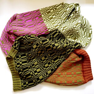 Extra Long Knitted Blanket Scarf