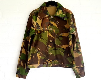 Recycled Army Uniform Jacket Handmade