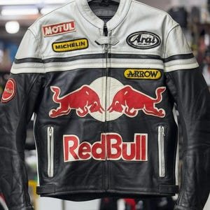 新品　Oracle Red Bull Racing レザージャケット Red bull racing leather jacket - Etsy 日本