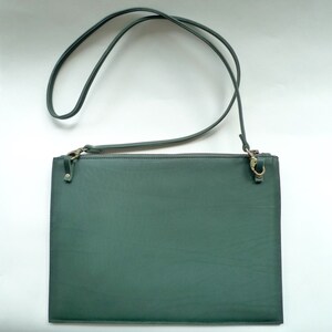 Cut Out Cross Body Bag / Clutch Green - Etsy