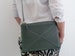 Cut out - Cross body bag /  clutch - green 