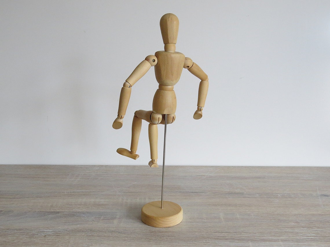 Wooden Articulated Man Mannequin Art Model Wooden model | Etsy