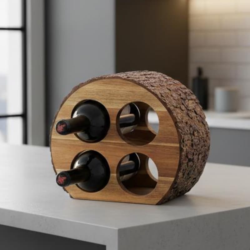 Log Wine Rack - Etsy