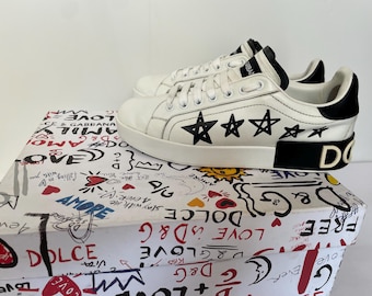 Dolce & Gabbana leather sneakers EU 38.5( real 37.5) Vintage
