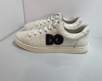 Dolce & Gabbana herrsneakers i läder UK 8.5 / EU42.5 Vintage
