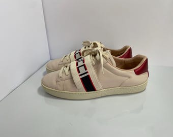 Gucci leather beige sneakers EU 37 Vintage