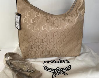 MCM Aren monogram jacquard tote bag new Vintage