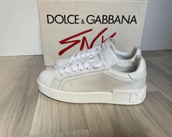 Dolce & Gabbana leather sneakers EU 37.5 Vintage