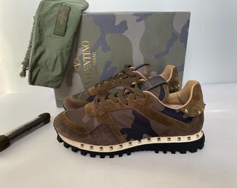 Valentino Garavani suede studded sneakers EU 36 Vintage