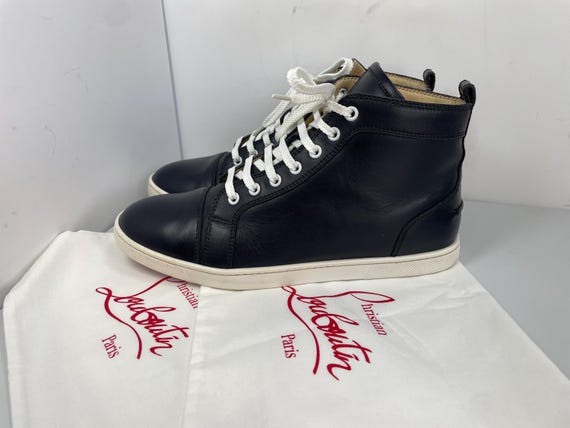 Christian Louboutin black leather sneakers EU 40 Vintage