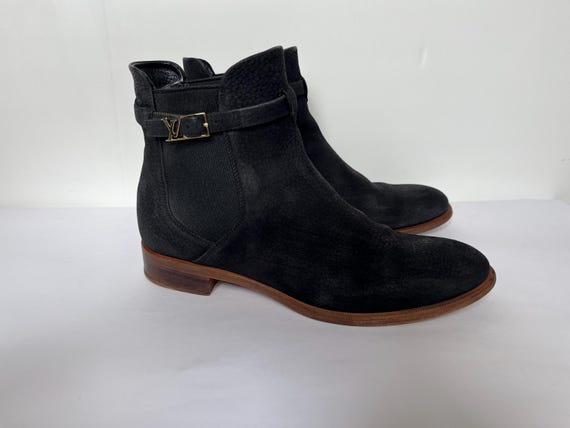 Louis Vuitton leather ankle boots EU38.5/ UK 5.5 Vintage