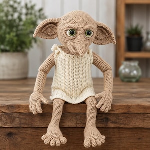 Amigurumi Elf Pattern PDF | Crochet House Elf Doll Pattern | Fantasy Creature Crochet Tutorial | Cute Magical Toy | Instant Download