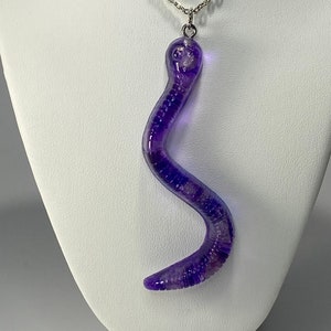 Gummy Worm Ketting - Verschillende kleuren / insluitsels