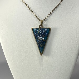 Antique Brass Bezel Necklace - Different Styles
