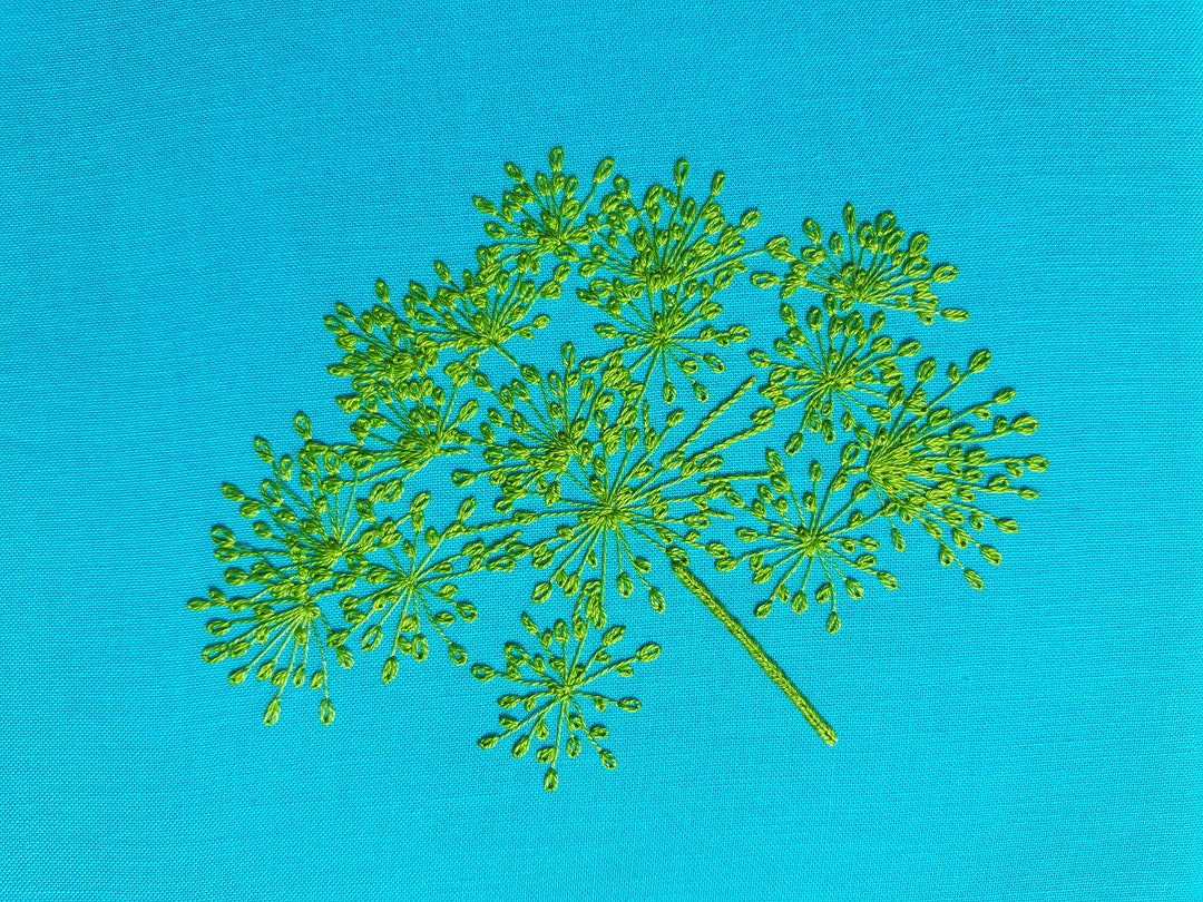 Woodland Flower A3 Print. Unframed Embroidery Poster Matte Etsy