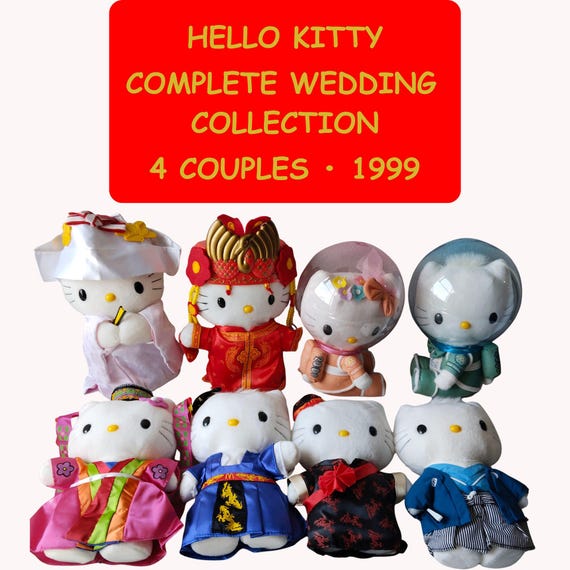 Vintage 1999 Mcdonald's Hello Kitty Wedding Collection | Complete