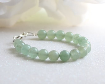 August Birthstone Bracelet - Peridot - Children's Jewelry Keepsake Gift